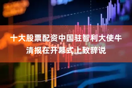 十大股票配资　　中国驻智利大使牛清报在开幕式上致辞说